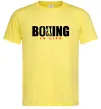 Чоловіча футболка Boxing is life Лимонний Чоловіча футболка Boxing is life Лимонний фото