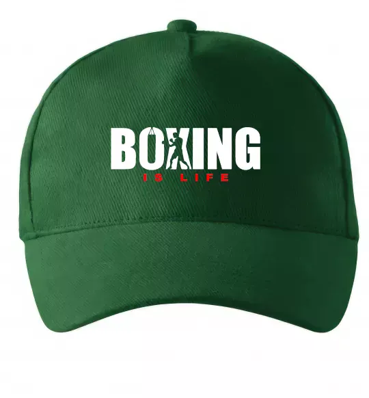 Кепка Boxing is life Темно-зелений фото
