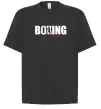 Футболка Оверсайз Boxing is life Черный фото
