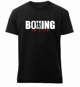 Мужская премиум футболка Boxing is life