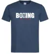 Чоловіча футболка Boxing is life Темно-синій Чоловіча футболка Boxing is life Темно-синій фото