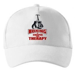 Кепка Boxing is cheaper than therapy