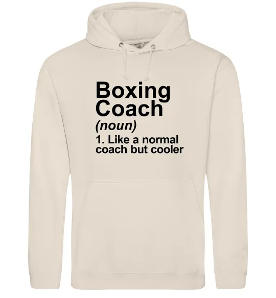 Мужская толстовка (худи) Boxing coach Таш фото