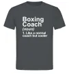 Мужская футболка Boxing coach Графит фото