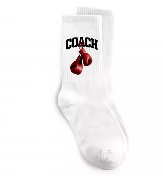 Шкарпетки Coach перчатки Білий фото