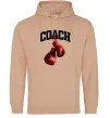Мужская толстовка (худи) Coach перчатки Песочный фото