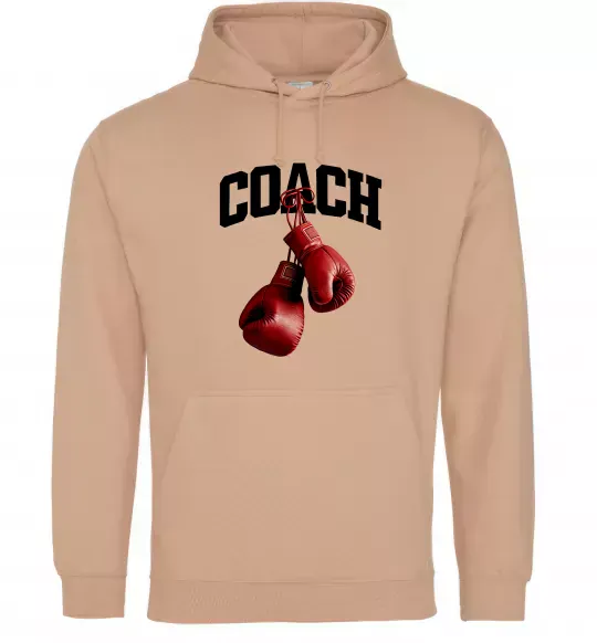 Женская толстовка (худи) Coach перчатки Песочный фото