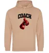 Женская толстовка (худи) Coach перчатки Песочный фото