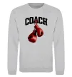 Свитшот Coach перчатки Серый меланж фото