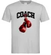 Мужская футболка Coach перчатки Серый фото