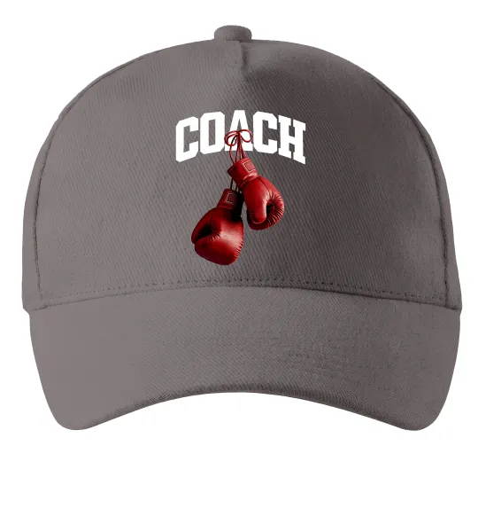 Кепка Coach перчатки Сірий фото