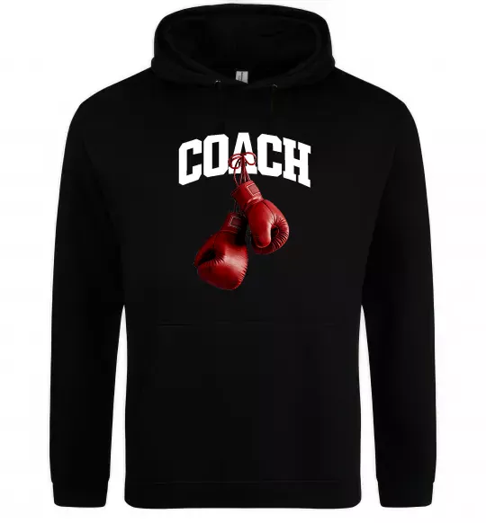 Мужская толстовка (худи) Coach перчатки Черный фото