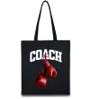 Еко-сумка Coach перчатки Чорний фото