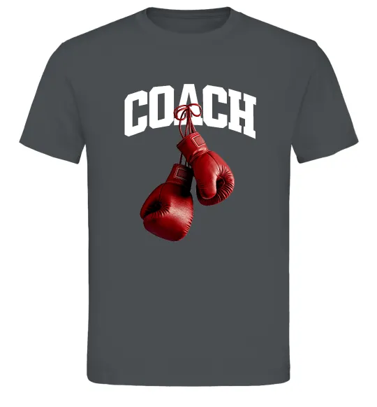 Мужская футболка Coach перчатки Графит фото