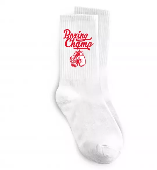 Носки Boxing champ Белый фото