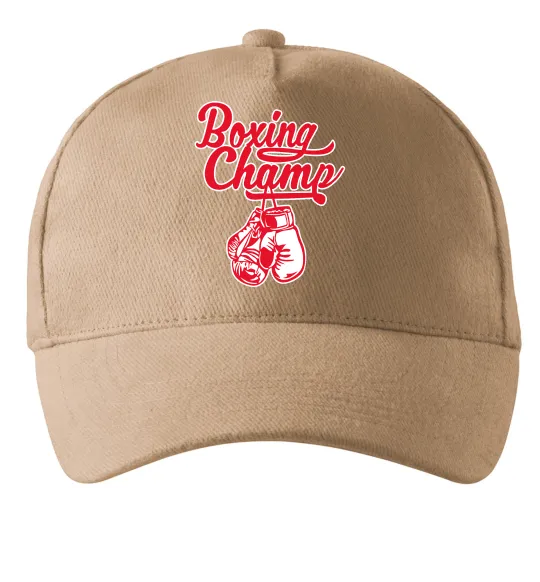 Кепка Boxing champ Песочный фото