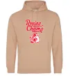 Женская толстовка (худи) Boxing champ Песочный фото