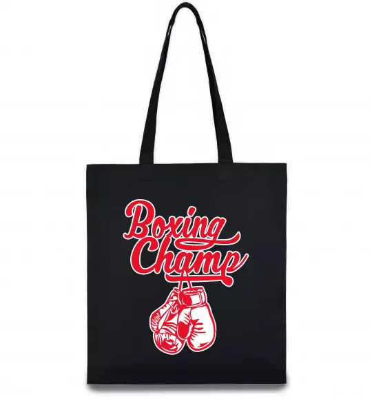 Эко-сумка Boxing champ Черный фото