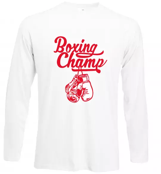 Лонгслів Boxing champ Білий фото