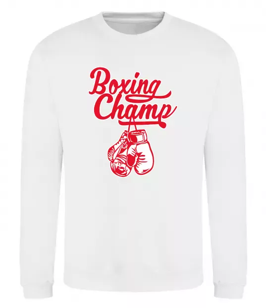 Свитшот Boxing champ Белый фото