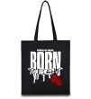 Эко-сумка Born to fight Черный фото