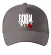 Кепка Born to fight Серый фото