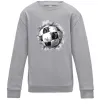 Дитячий світшот Футбольний м'яч Сірий меланж фото