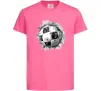 Детская футболка Футбольний м'яч Ярко-розовый фото