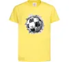 Детская футболка Футбольний м'яч Лимонный фото