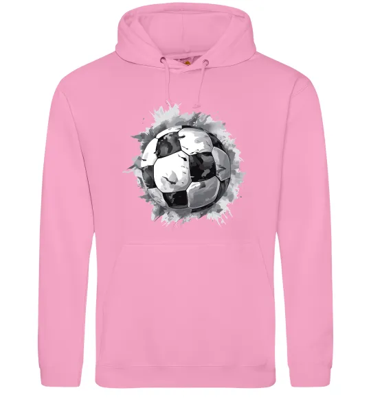 Чоловіча толстовка (худі) Футбольний м'яч Рожевий фото