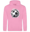 Чоловіча толстовка (худі) Футбольний м'яч Рожевий фото