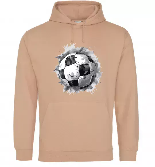 Чоловіча толстовка (худі) Футбольний м'яч Пісочний фото