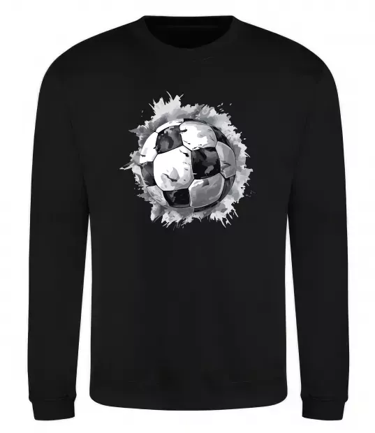 Свитшот Футбольний м'яч Черный фото