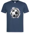 Мужская футболка Футбольний м'яч Темно-синий фото