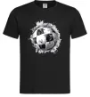 Мужская футболка Футбольний м'яч Черный фото