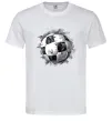 Мужская футболка Футбольний м'яч Белый фото
