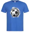 Мужская футболка Футбольний м'яч Ярко-синий фото
