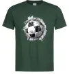 Мужская футболка Футбольний м'яч Темно-зеленый фото