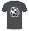 Мужская футболка Футбольний м'яч Графит фото