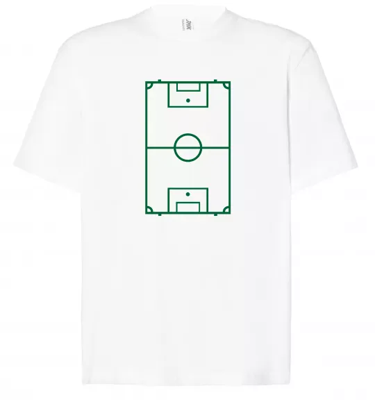 Футболка Оверсайз Футбольне поле Белый фото