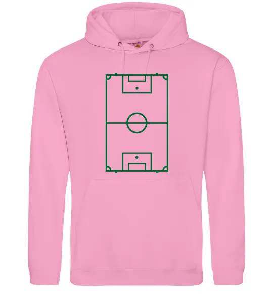 Жіноча толстовка (худі) Футбольне поле Рожевий фото