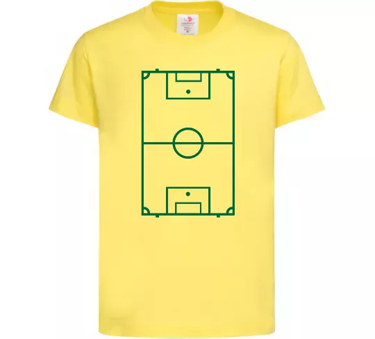 Детская футболка Футбольне поле Лимонный фото