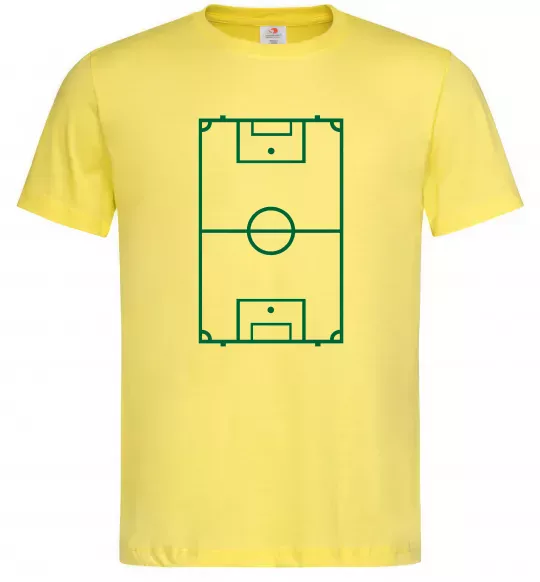 Мужская футболка Футбольне поле Лимонный фото