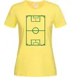 Женская футболка Футбольне поле Лимонный фото