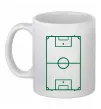 Чашка керамическая Футбольне поле Белый фото