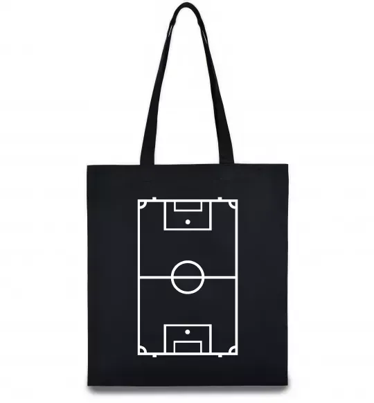 Эко-сумка Футбольне поле Черный фото