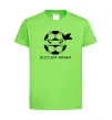 Дитяча футболка Soccer ninja Лаймовий фото