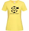 Жіноча футболка Soccer ninja Лимонний фото