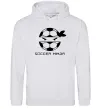 Жіноча толстовка (худі) Soccer ninja Сірий меланж фото