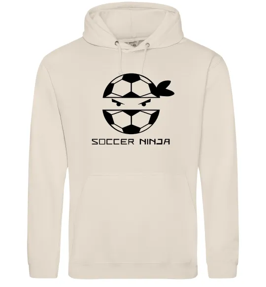 Женская толстовка (худи) Soccer ninja Таш фото